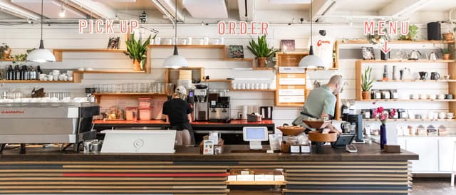 Cash register at Crema